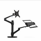 Aluminum Multifunction Ergonomics Desk Laptop Stand Monitor Desktop Holder Computer Full Motion With Column Bar product image