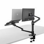 Aluminum Multifunction Ergonomics Desk Laptop Stand Monitor Desktop Holder Computer Full Motion With Column Bar product image