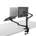 Aluminum Multifunction Ergonomics Desk Laptop Stand Monitor Desktop Holder Computer Full Motion With Column Bar product image
