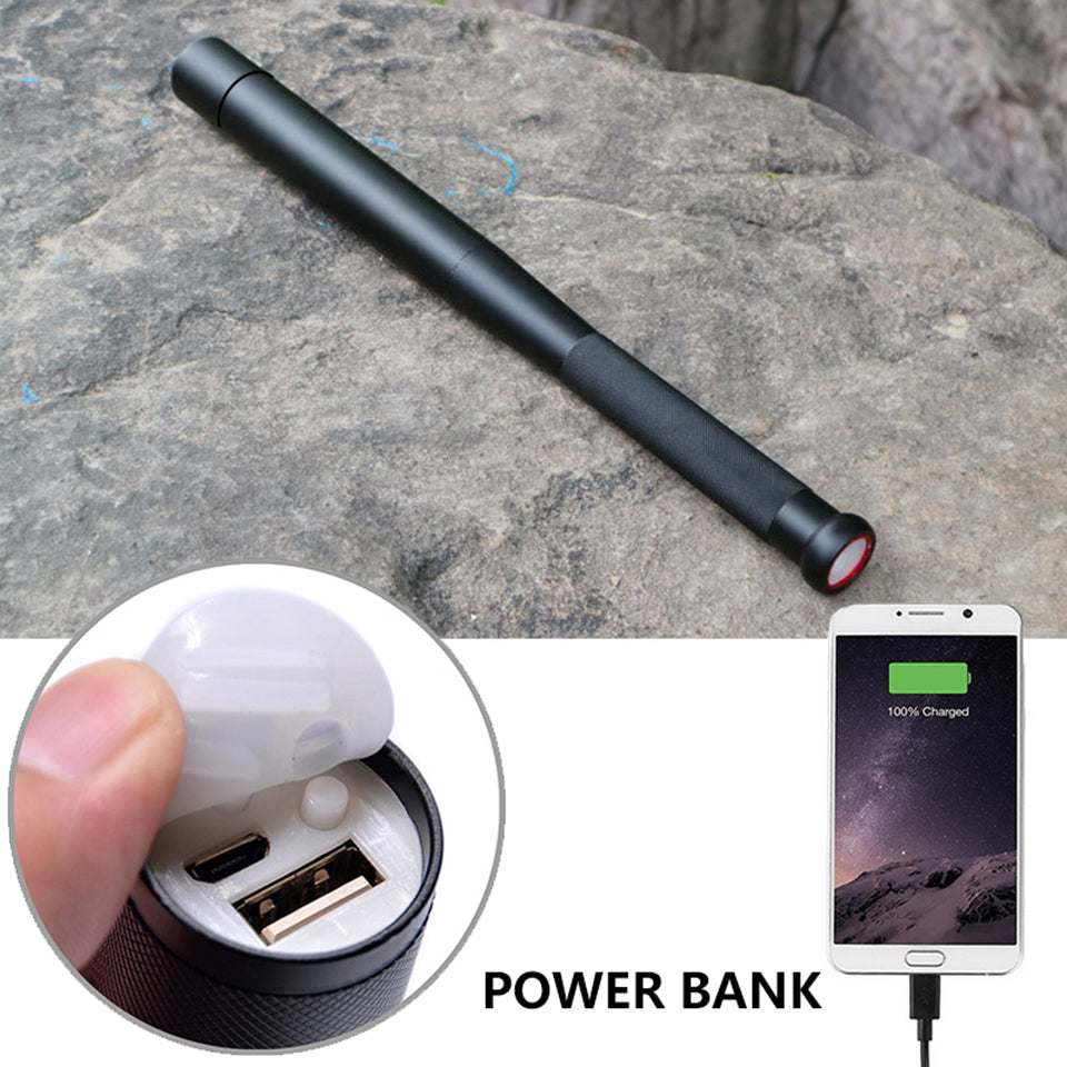 MagnaGear Rechargeable Power Bank LED Flashlight
